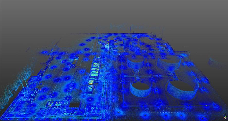 油气站场三维扫描建模服务石油石化工厂管道改造三维激光扫描技术应用